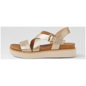 Blaklee Champagne Almond Leather Sandals