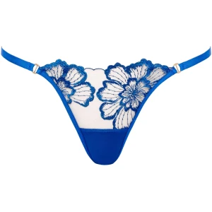 Bluebella Catalina Embroidered Sheer Brief Blue - 10