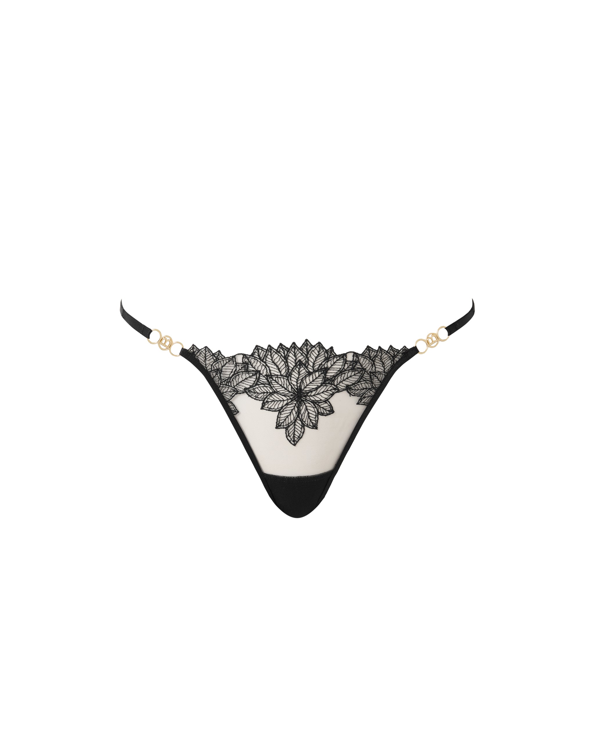 Bluebella Inaya Sheer Floral Brief Black - 8