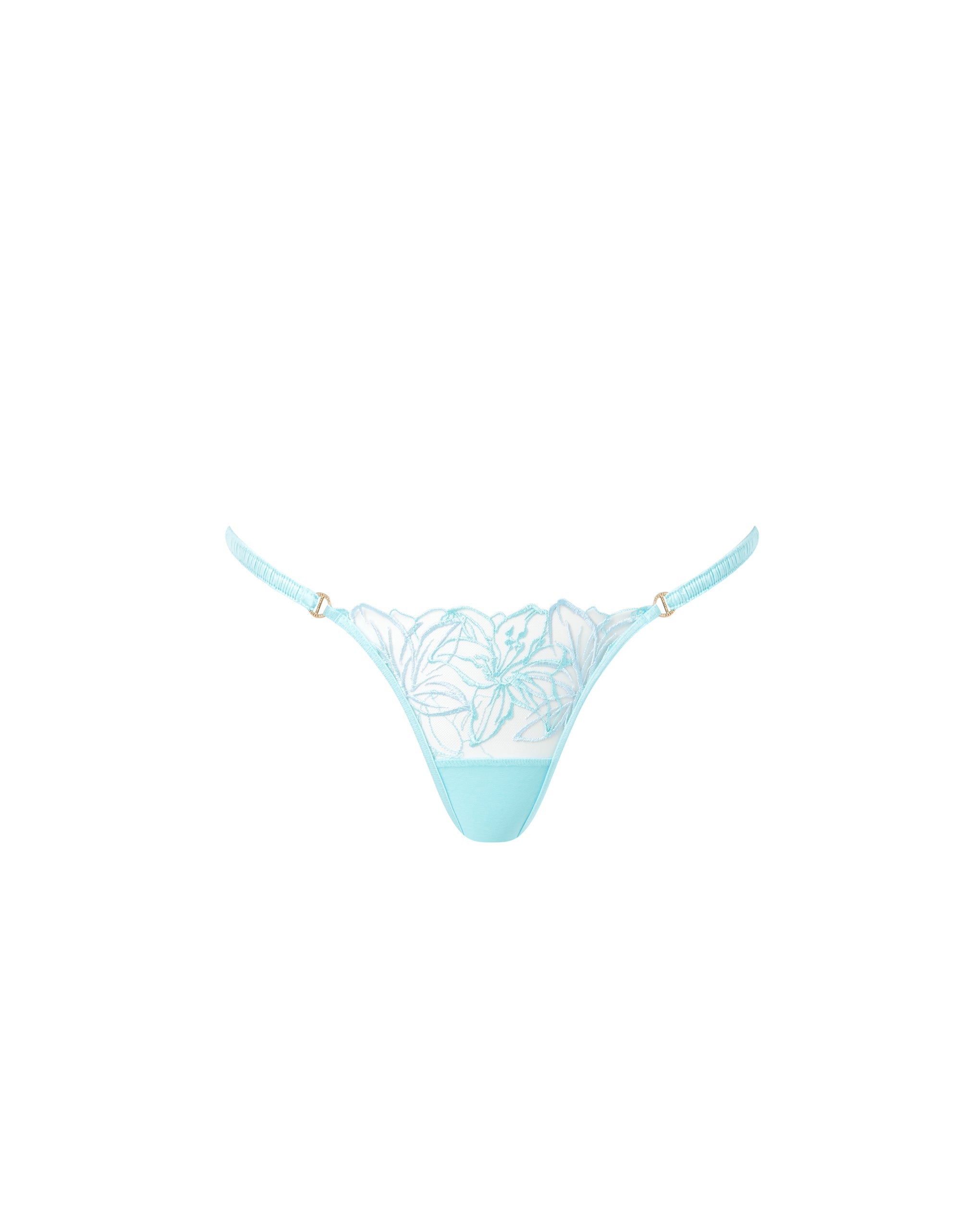 Bluebella Lilly Floral Embroidered Brief Blue - 14