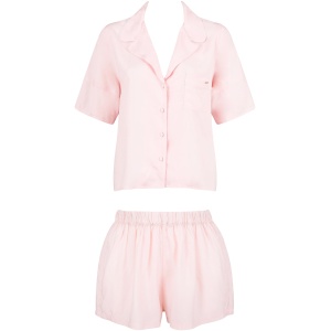 Bluebella Marla Eco Viscose Short Pyjama Set Pale Pink - 12