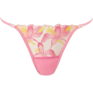 Bluebella Patrice Sheer Floral Brief Pink/ Yellow - 12