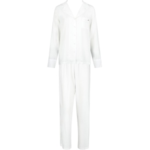 Bluebella Tarcon Eco Viscose Long Pyjama Set White - 16