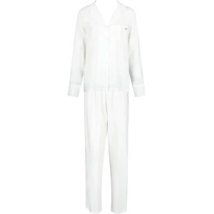 Bluebella Tarcon Eco Viscose Long Pyjama Set White - 16