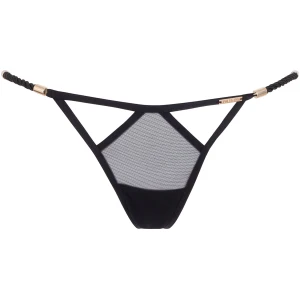 Bluebella Valerian Open-Back Brief Black/Gold - XL