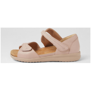 Bobbies Xw Nude Almond Leather Sandals