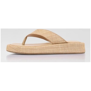 Bouncer 2 Natural Raffia Slides