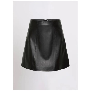 Brie Leather Mini Skirt
