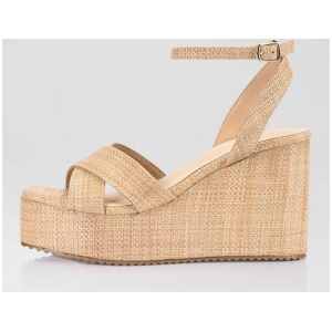 Callie 2 Natural Raffia Sandals