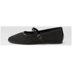Cartin Black Flat Shoes