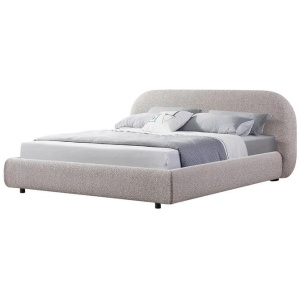 Cedar Queen Bed Frame - Olive Brown Boucle by Interior Secrets - AfterPay Available