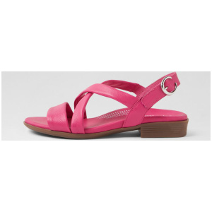 Cevie Dark Fuchsia Leather Sandals