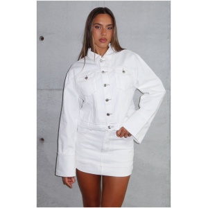 Charlotte Denim Jacket Off White