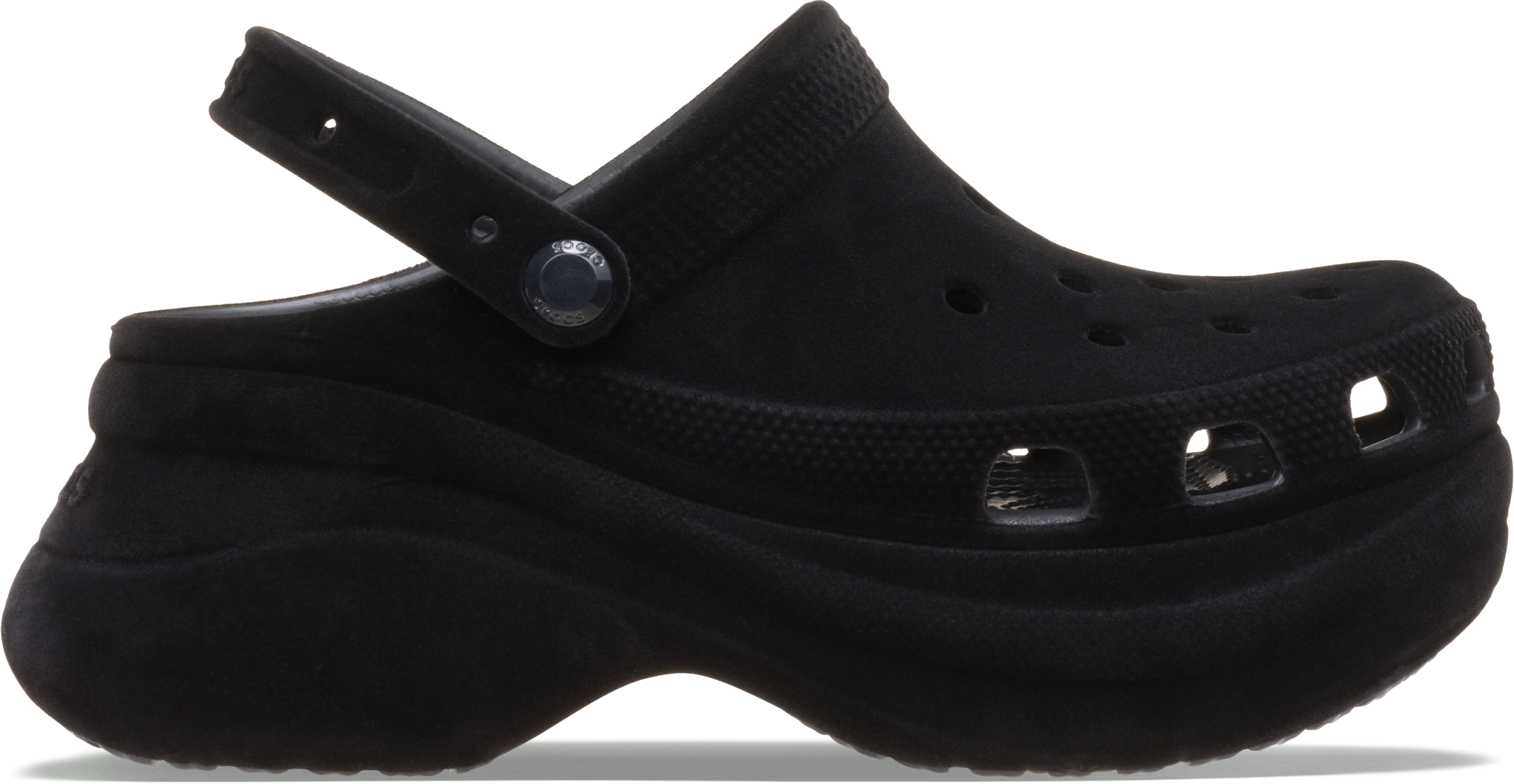 Crocs Bae Velvet Clog; Black, W7