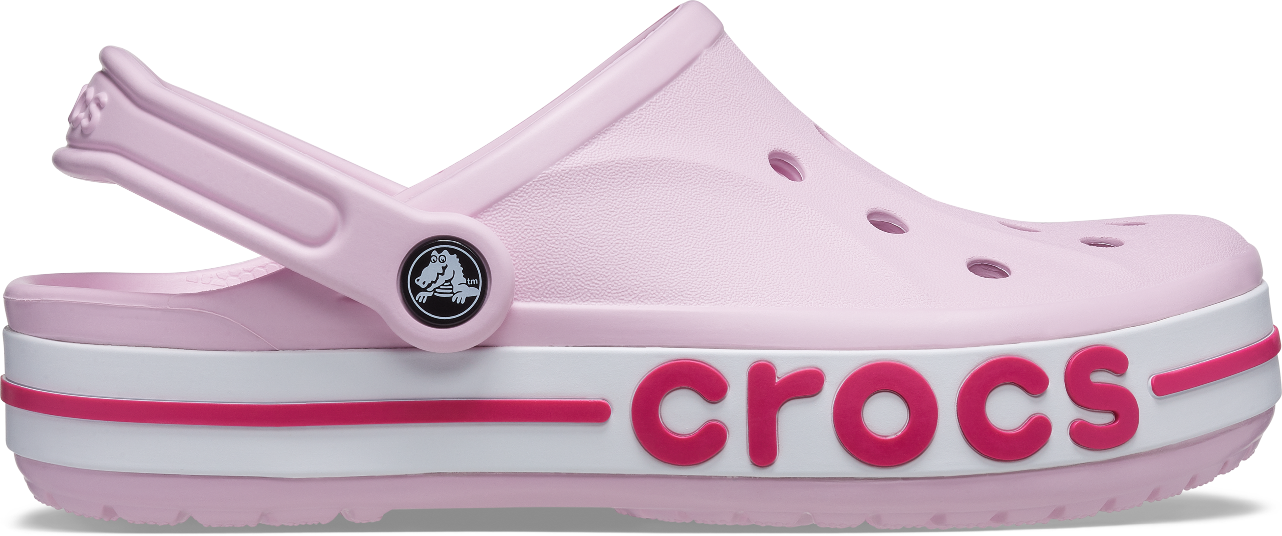 Crocs Bayaband Clog; Ballerina Pink / Candy Pink, M13
