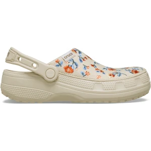 Crocs Classic Crafted Floral Clog; Frappé, W7/M5