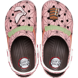 Crocs Classic Demon Slayer Nezuko Clog; Espresso, W10/M8