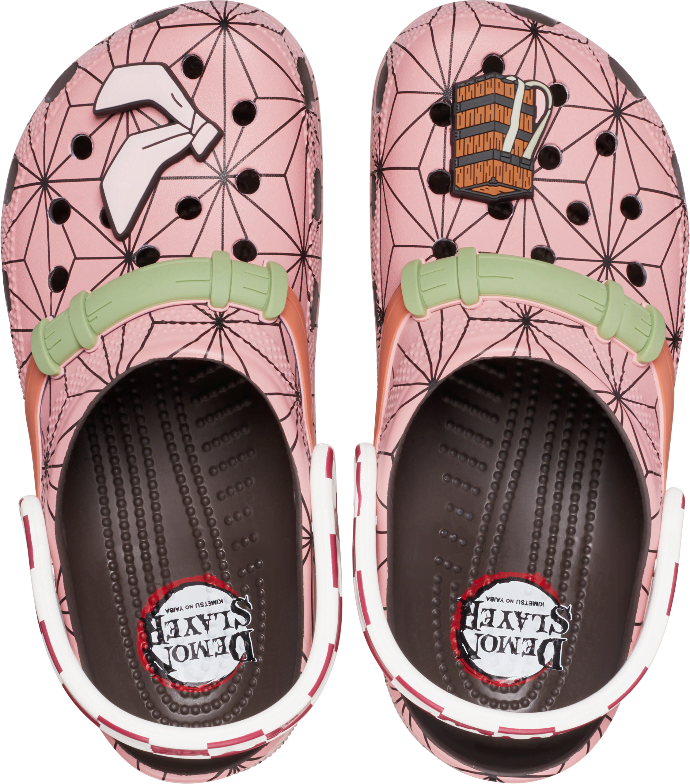 Crocs Classic Demon Slayer Nezuko Clog; Espresso, W10/M8