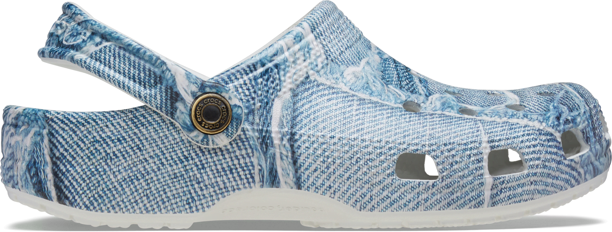 Crocs Classic Denim Clog; Light Denim, W11/M9