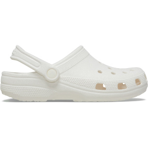 Crocs Classic Glitter Clog; White, W11/M9