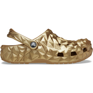 Crocs Classic Metallic Geometric Clog; Gold, W12/M10