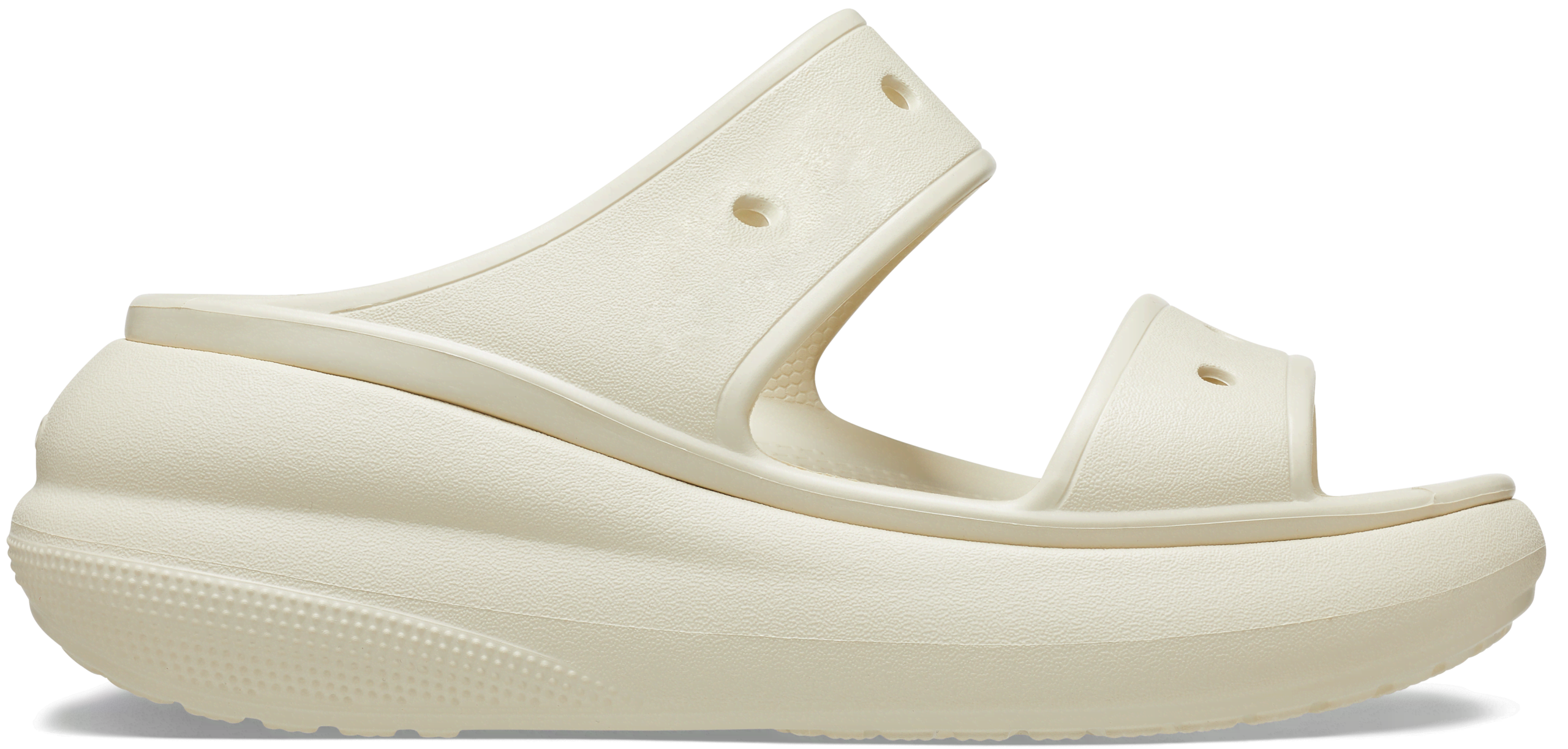 Crocs Crush Sandal; Bone, W8/M6