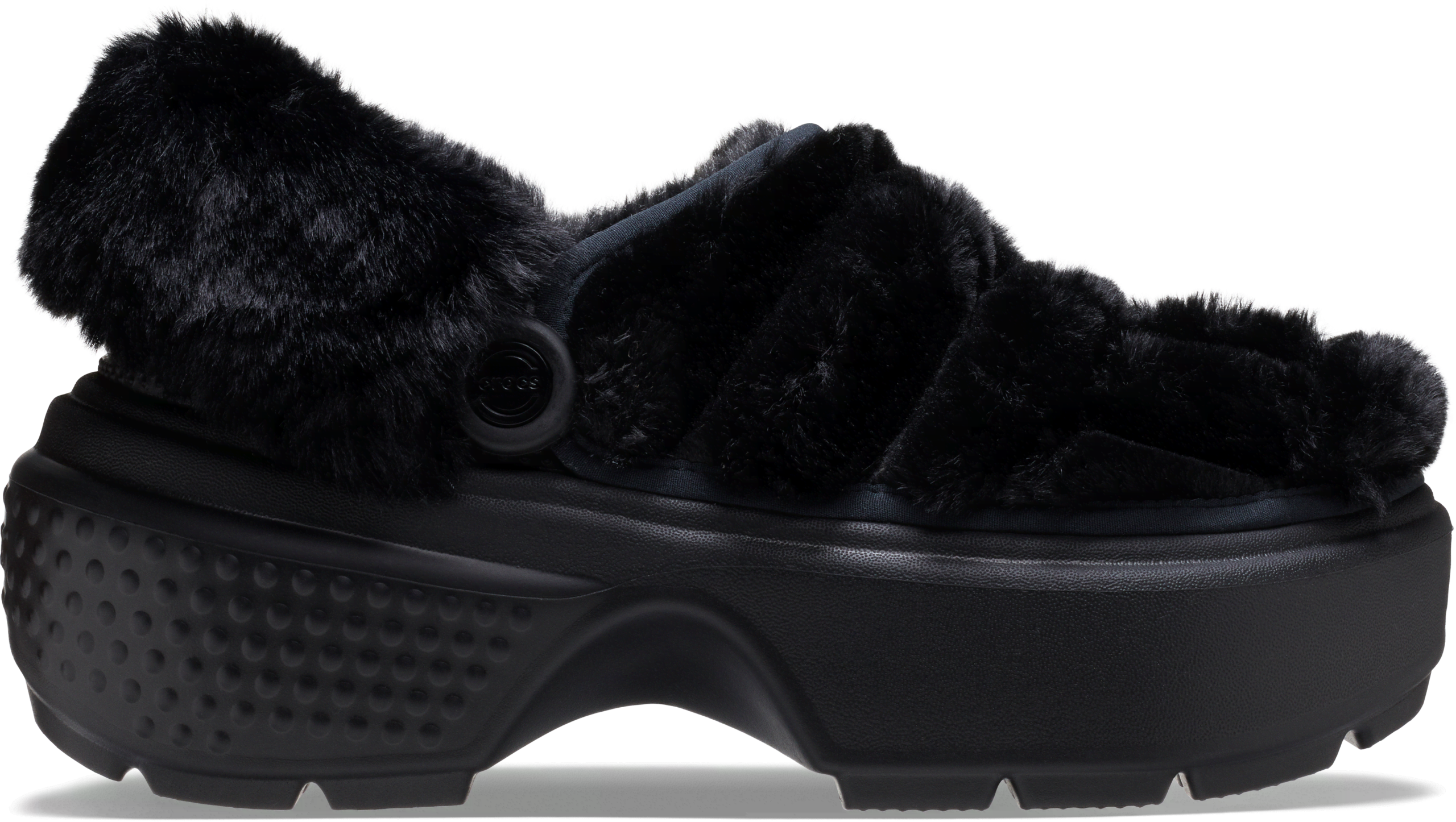 Crocs Stomp Quilted Clog; Black, W8/M6