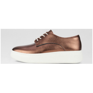 Derby City I Bronze Metallic Leather Sneakers