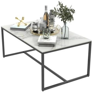 Elegant Heavy Duty Stone Coffee & Side Table