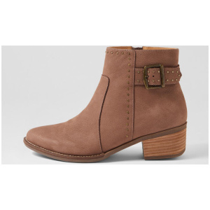 Elek Xf Taupe Tumble Nubuck Ankle Boots