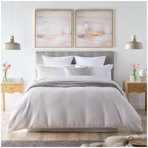 Elysian Geneva Cotton Waffle Quilt Cover Set