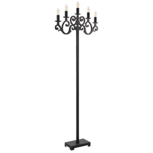Emporia Candelabra Floor Lamps Black Lights Lighting Telbix Australia