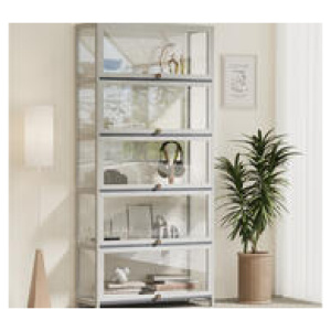 Etienne 78 X 172Cm Display Cabinet White