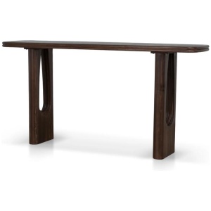 Ex Display - Auralin 1.6m Console Table - Walnut by Interior Secrets - AfterPay Available