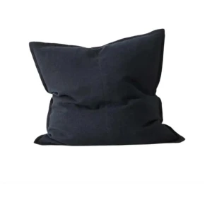 Ex Display - Como Linen Stonewashed Vintage Look Cushion - Shadow by Interior Secrets - AfterPay Available