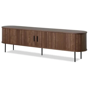 Ex Display - Dania 2m TV Entertainment Unit - Walnut by Interior Secrets - AfterPay Available