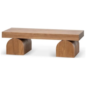 Ex Display - Henley 1.3m Elm Coffee Table - Natural by Interior Secrets - AfterPay Available