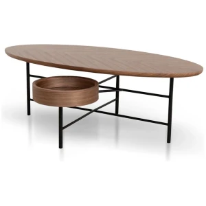 Ex Display - Jackie Coffee Table - Walnut by Interior Secrets - AfterPay Available