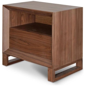 Ex Display - Jaxson Bedside Table - Walnut by Interior Secrets - AfterPay Available