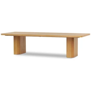 Ex Display - Kathleen 3m Elm Dining Table - Natural by Interior Secrets - AfterPay Available