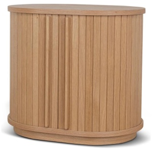 Ex Display - Linea 55cm Side Table - Natural by Interior Secrets - AfterPay Available