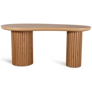 Ex Display - Marty 1.7m Office Desk - Natural Oak by Interior Secrets - AfterPay Available