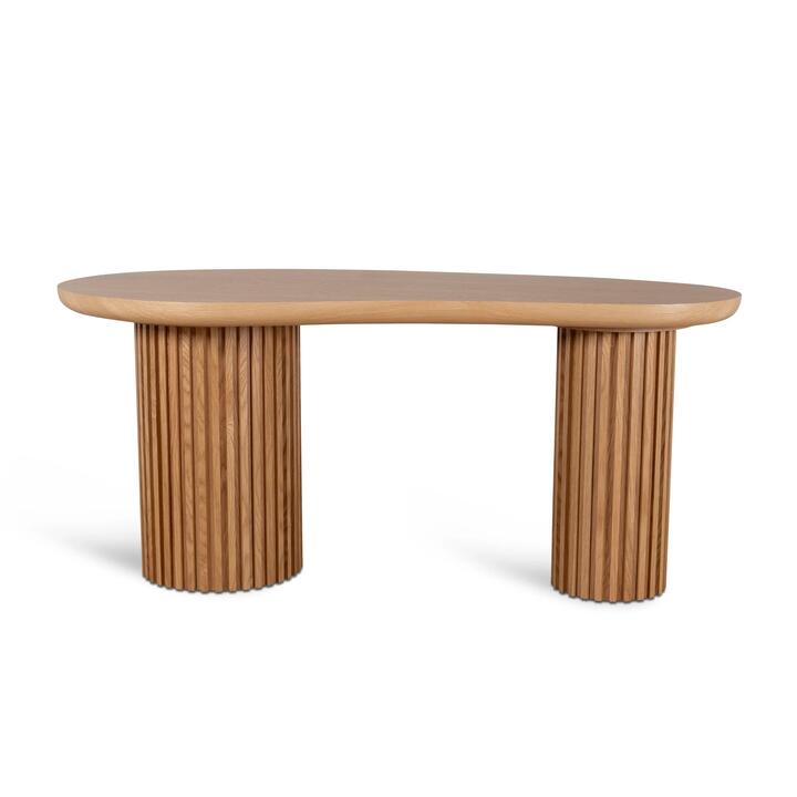 Ex Display - Marty 1.7m Office Desk - Natural Oak by Interior Secrets - AfterPay Available