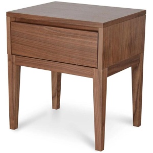 Ex Display - Penley Wooden Bedside Table - Walnut by Interior Secrets - AfterPay Available