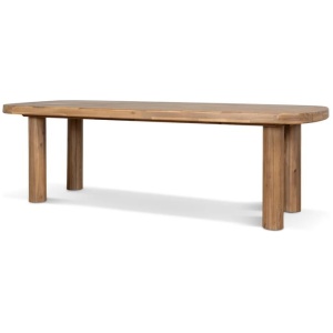 Ex Display - Thoren 2.5m Outdoor Dining Table - Natural by Interior Secrets - AfterPay Available