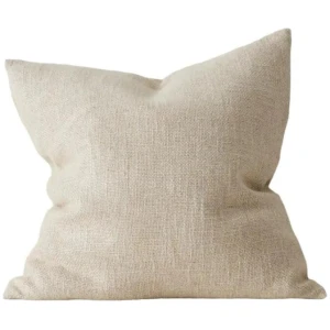 Ex Display - Weave Domenica 50cm Linen Cushion - Natural by Interior Secrets - AfterPay Available