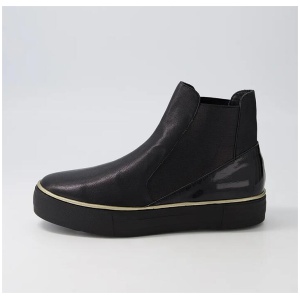 Famelia Black Mix Chelsea Boots