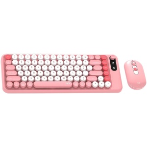Fantech GO MOCHI85 75% Wireless Keyboard and Mouse Combo - Pink
