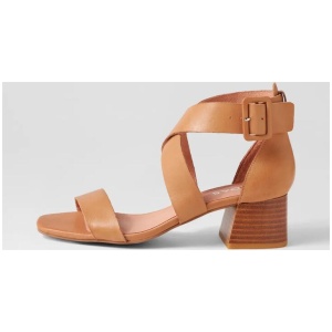 Farlane Dark Tan Leather Sandals