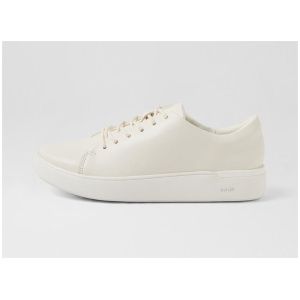 Flex White Leather Sneakers